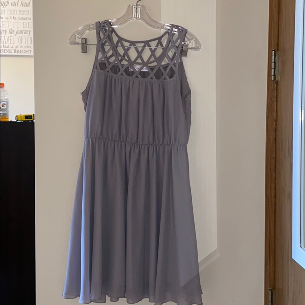 High neck dress
